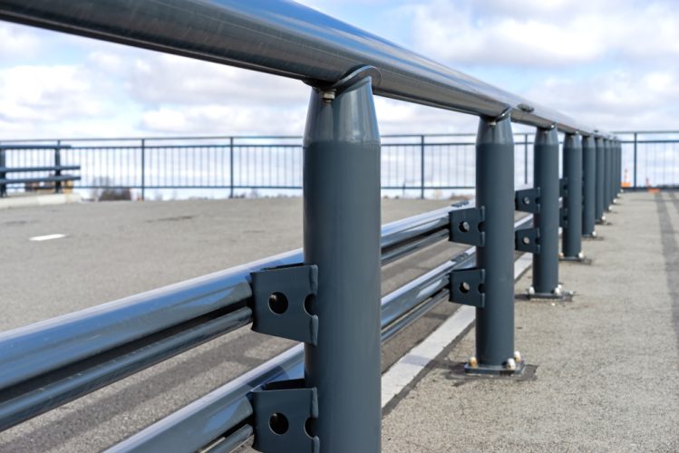 Safety,Traffic,Barrier,Painted,Steel,Construction